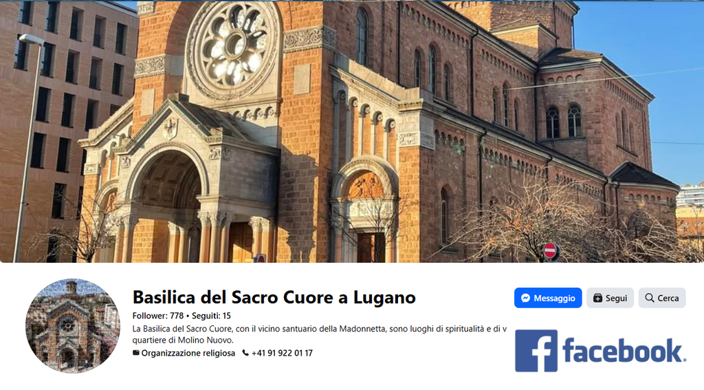 Pagina Facebook - Sacro Cuore